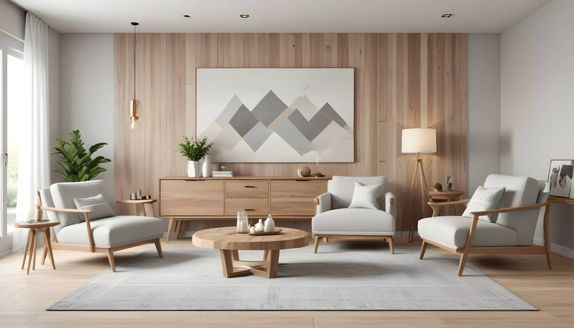 Immobilienmakler Mannheim zeigt modernes Wohnzimmer