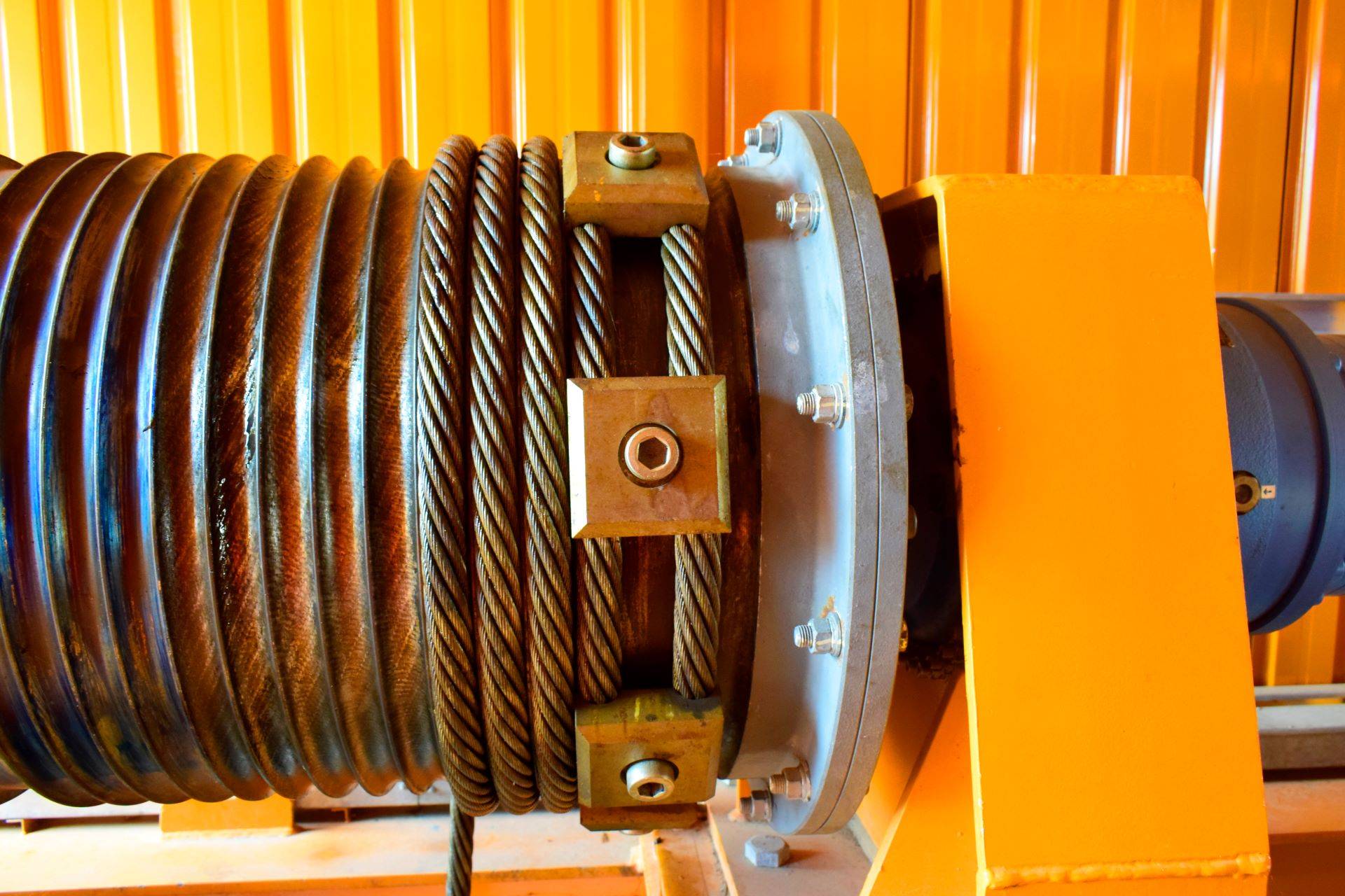 Stahlseilwicklung auf Trommel für Elektroseilwinde