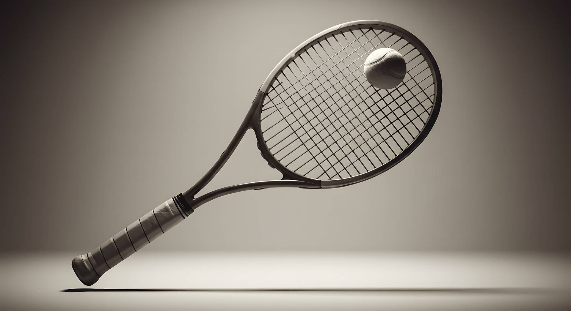 Tennisschläger mit Ball in der Luft | Inline Skates